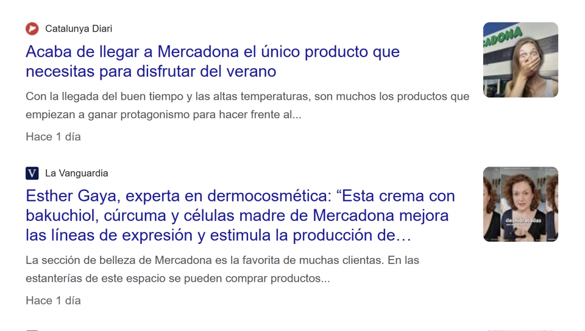 Muchos consumidores conocen los productos de Mercadona antes de llegar a la tienda. Internet está repleto de recomendaciones. 